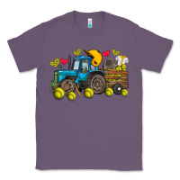 Lavender softball tractor Classic Tee - SublimationCraftShop