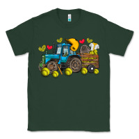 Sports Green softball tractor Classic Tee - SublimationCraftShop