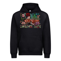 Black fram fresh christmas trees Urban Hoodie - SublimationCraftShop
