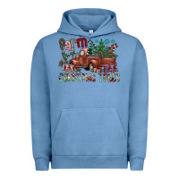 Pigment Pebble Blue fram fresh christmas trees Urban Hoodie - SublimationCraftShop