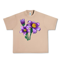 Burro Pasque Flower Illustrations Urban Heavy Tee - LillyAllenDesigns
