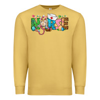 Antique Gold Easter Nurse Premium Sweatshirt - BundleAndBundleShop