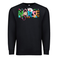 Black Easter Nurse Premium Sweatshirt - BundleAndBundleShop
