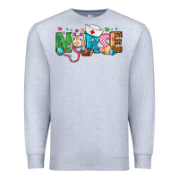 Heather Grey Easter Nurse Premium Sweatshirt - BundleAndBundleShop