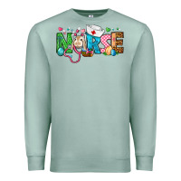 Seafoam Easter Nurse Premium Sweatshirt - BundleAndBundleShop
