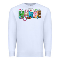 White Easter Nurse Premium Sweatshirt - BundleAndBundleShop