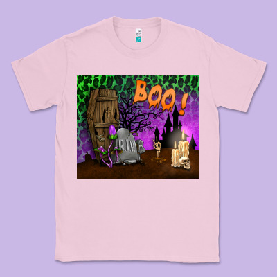Boo Mousepad Classic Tee Designed By Bundleandbundleshop