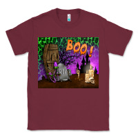 Burgundy boo mousepad Classic Tee - BundleAndBundleShop