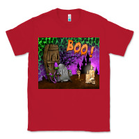 Red boo mousepad Classic Tee - BundleAndBundleShop