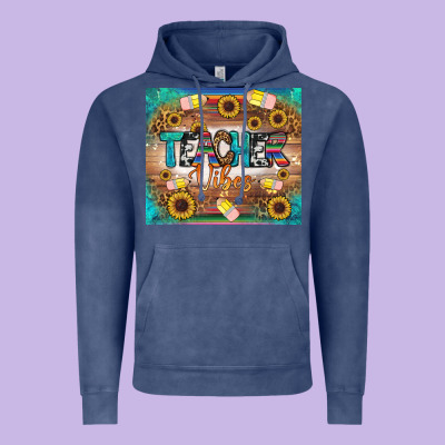Teacher Vibes Tumbler Vintage Hoodie Designed By Bundleandbundleshop
