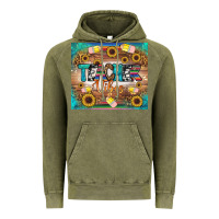 Vintage Olive teacher vibes tumbler Vintage Hoodie - BundleAndBundleShop