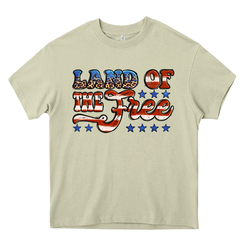 Land Of The Free America Heavy Core Tee by Jasminsmagicworld | Teevron