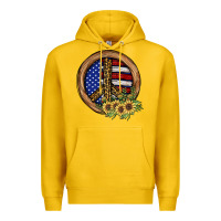 Lemon Peace Sign Premium Hoodie - JahusDesignShop
