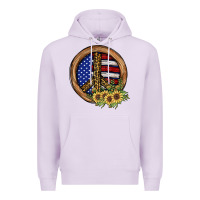 Lilac Peace Sign Premium Hoodie - JahusDesignShop