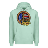 Seafoam Peace Sign Premium Hoodie - JahusDesignShop