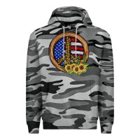 Slate Camo Peace Sign Premium Hoodie - JahusDesignShop