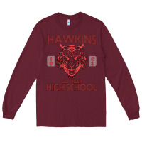Burgundy Go Tiger High School Long Sleeve Tee - Bettercallsaul