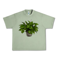 Oil Green Peace Lily Urban Heavy Tee - LillyAllenDesigns