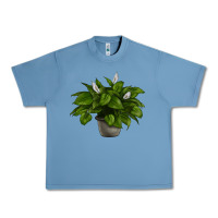 Pebble Blue Peace Lily Urban Heavy Tee - LillyAllenDesigns