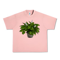 Salmon Peace Lily Urban Heavy Tee - LillyAllenDesigns