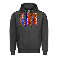 Charcoal Heather Basketball brushstroke Zipper Hoodie - HowdyJamesFarm