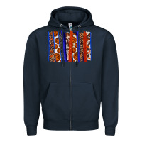 Navy Basketball brushstroke Zipper Hoodie - HowdyJamesFarm