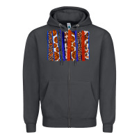 Basketball Brushstroke Zipper Hoodie | Teevron