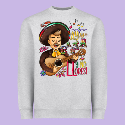 Ay, Ay, Ay Canta Y No Llores! Heavyweight Sweatshirt Designed By Nancycooperartshop