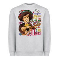 Heather Grey Ay, ay, ay canta y no llores! Heavyweight Sweatshirt - NancyCooperArtShop