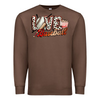 Chestnut love baseball Premium Sweatshirt - FaDigitalArtStudio