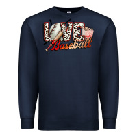 Navy love baseball Premium Sweatshirt - FaDigitalArtStudio