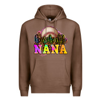 Chestnut baseball nana Premium Hoodie - OliviaCreatesArt