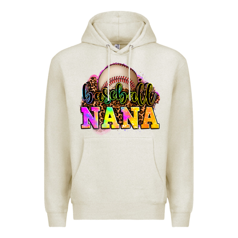 Baseball Nana Premium Hoodie by OliviaCreatesArt | Teevron