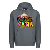 Rock baseball nana Premium Hoodie - OliviaCreatesArt