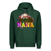 Sports Green baseball nana Premium Hoodie - OliviaCreatesArt