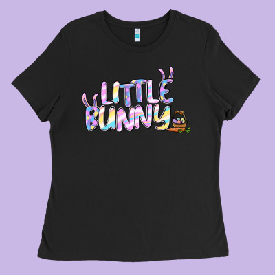 Easter Little Bunny Ladies Tee Designed By Jasminsmagicworld