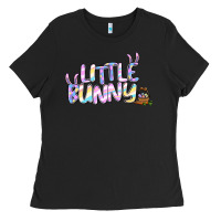 Black easter little bunny Ladies Tee - Jasminsmagicworld