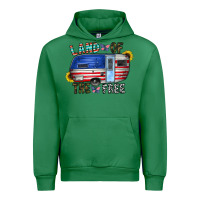 Emerald land of the free Urban Hoodie - CowhideDigitalArt