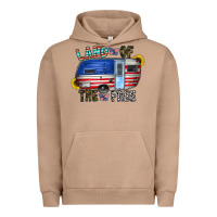 Pigment Burro land of the free Urban Hoodie - CowhideDigitalArt