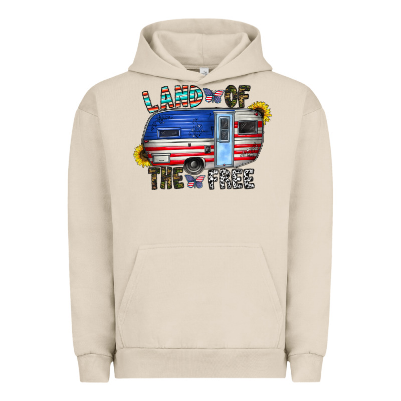 Land Of The Free Urban Hoodie by CowhideDigitalArt | Teevron
