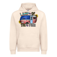 Sandshell land of the free Urban Hoodie - CowhideDigitalArt