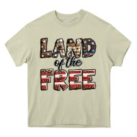 Mossy Land of the free America western pattern Heavy Core Tee - Jasminsmagicworld