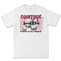 White volleyball mom Premium Tee - MaliasSmallBusiness