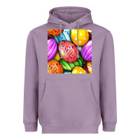 Lavender Happy Easter Eggs Seamless Pattern Heavyweight Hoodie - BundleAndBundleShop