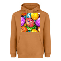 Meerkat Happy Easter Eggs Seamless Pattern Heavyweight Hoodie - BundleAndBundleShop