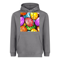 Storm Happy Easter Eggs Seamless Pattern Heavyweight Hoodie - BundleAndBundleShop