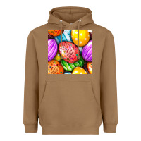 Toasted Coconut Happy Easter Eggs Seamless Pattern Heavyweight Hoodie - BundleAndBundleShop