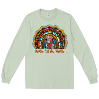 Matcha gobble till you wobble thanksgiving rainbow Long Sleeve Tee - RanaPortraitStore