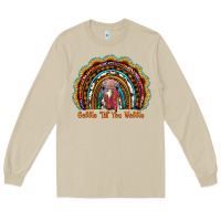 Mushroom gobble till you wobble thanksgiving rainbow Long Sleeve Tee - RanaPortraitStore