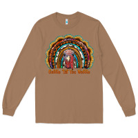 Toasted Coconut gobble till you wobble thanksgiving rainbow Long Sleeve Tee - RanaPortraitStore